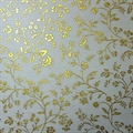 Handmade Paper Blumen gold
