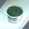 Roccailles 3.5mm Silbereinzug grün