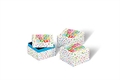 Kartonbox 7x7x4,5cm bunt Happy Birthday Confetti