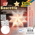 Bascetta-Set 20cmD Transparentpapier 15x15cm