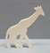 Sperrholz-Giraffe 6.5x6cm