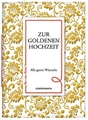 Gedichtheft Coppenrath Zur Goldenen Hochzeit