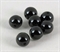 Perlen schwarz 6mm 70 Stück Inhalt