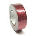 Glitter-Tape 15mm 5m rot
