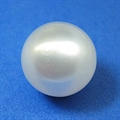 Polaris-Perle glanz 20mm weiss
