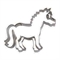 Ausstechform Edelstahl Pony 6cm