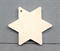 Sperrholz-Sterne 6-Zack 3cm