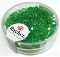 Glasschliffperlen 4mm smaragd