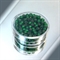 Rocaille 17g Silbereinzug 4.5mm grün matt