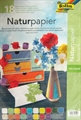 Naturpapier Sortiment 23x33cm 18 Blatt in Farb & Material