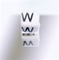 Buchstabenwürfel Keramik 7mm W