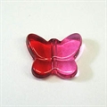 Acryl-Perle Schmetterling rot/pink