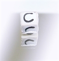 Buchstabenwürfel Keramik 7mm C