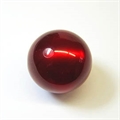 Polaris-Perle glanz 14mm rot