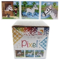 Pixel-Set Würfel Pferde