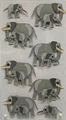Art Work Sticker: Elefant mit Baby