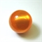 Polaris-Perle glanz 14mm mandarin