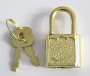 Miniaturschloss mit Schlüssel 