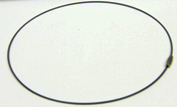 Collier mit Drehverschluss schwarz 45cm