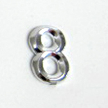 Silberzahlen 20mm  8 